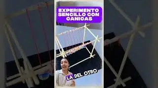 &iexcl;Construye el P&eacute;ndulo de Newton con palitos y canicas! ⚛️✨