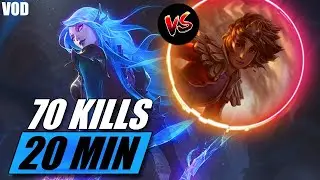 UNE GAME SANGLANTE EN GRANDMASTER - Soloq Challenger Katarina vs Taliyah 14.24