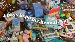 Chennai Expo - 4 days of continuous stalls - Restocking toys for pop-up exhibition