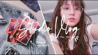 Studio art Vlog #2 | character design, patreon art, zoo trip