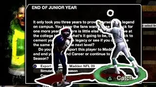 Importing My NCAA 09 Road To Glory CB Into Madden 09 Superstar Mode #fypシ゚viral  #madden