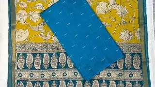 KALAMKARI DUPPATA || SEMI SILK DRESS MATERIALS