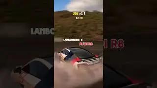 Smoke transition -II Lamborghini X Audi R8 #frozahorizon5 #forzahorizon5clips