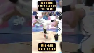 GAB GOMEZ FALLS HARD TO THE FLOOR!
