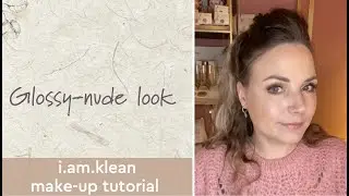 Glowy-nude look met Greetje