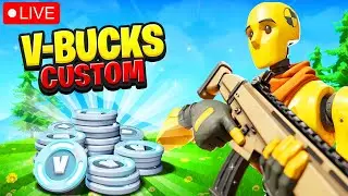 🔴 Hosting V-BUCK Customs | ANYONE Can Play! | Fashion Shows // Zone Wars // Hide & Seek