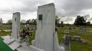 Visiting Hank and Audrey Williams Grave in Montgomery, Alabama