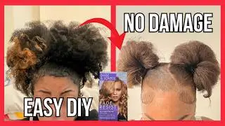 EASY! Dark and Lovely Honey Blonde How to Dye Your Daughter's Hair at Home