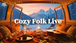 Cozy Winter Live ❄️ Acoustic Folk for Chill Evening & Friday Relaxation