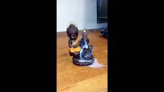 Back-flow Waterfall Buddha Incense Burner