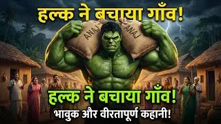 🔥 Hulk ने बचाया भूखा गाँव | Jungle Adventure Story | Full Movie 🔥