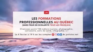 Les formations professionnelles au Qu&eacute;bec (gratuites pour les Fran&ccedil;ais)