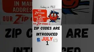 Zip Codes are Introduced! 📬 Today in History #shorts #short