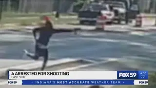 IMPD: 4 arrested after 'reckless shooting' on east side of Indianapolis