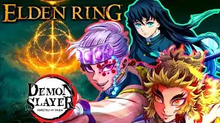 We played Elden Ring as Hashira and it was Hilarious (Demon Slayer Seamless Co-op Build)