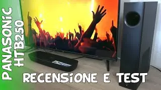 Soundbar economica con subwoofer Panasonic HTB250: test e recensione