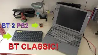 Bluetooth to PS2: BT Classic keyboard pairing (ESP-32)