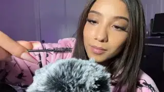 ASMR| Mic brushing w/ Spoolie ✨ (Relaxing)