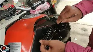 KTM Duke 250 Glossy Black Vinyl Wrap | KTM Duke 250 Modification | Krishna Sticker | Guwahati| Assam