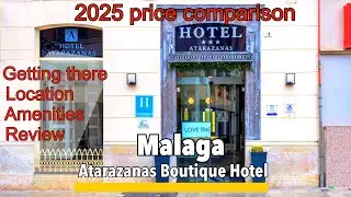 Malaga 🇪🇸 Atarazanas Malaga Boutique Hotel Review: Best Stay in Malaga Old Town? lets find out.