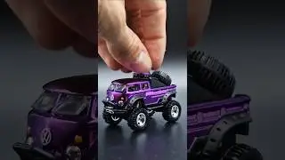 VW Bully on STEROIDS?! 😨 EPIC Hot Wheels Red Line Club VW Rockster | #custom #Shorts #Diecast