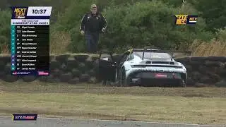 Race 3 Andrew Childe Crash - Summerset GT NZ Championship - Teretonga Park 