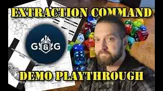 Extraction Command Game Rules Demo and Playthrough