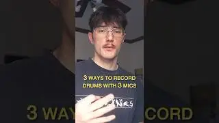 3 ways to record drums with 3 mics&hellip; #drums #drummer #drumrecording #musicproduction #bedroomproducer