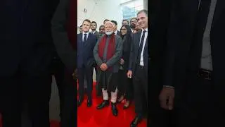 PM Modi, President Macron visits a French shipping company in Marseille, France | #shorts