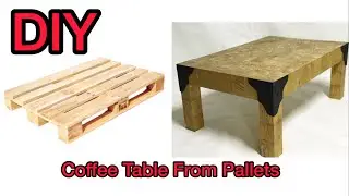 PALETTEN SEHPA YAPIMI//COFFEE TABLE FROM PALLETS