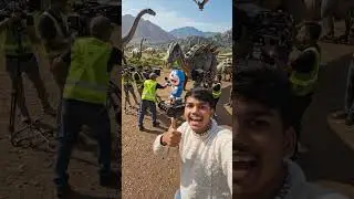 I Found Doraemon on a Dinosaur Movie Set?! 😱🦖 #funny #trending #viral #shorts #cartoon #doremon