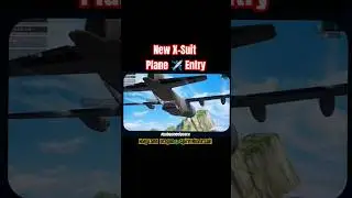 😱New Spirit Rila X-Suit plane Entry #pubgmobile #xsuit #pubg #bgmi #pubgm  #bgmishorts
