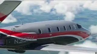 MSFS 2020: LearAvia Lear Fan 2100 First Flight