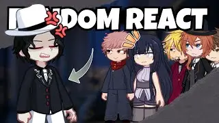 Fandom react to Eachother | Muzan Jackson || Demon Slayer | Anime | Gacha Life | Aesthetic Pie X Kun