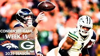 Broncos vs Packers 2025 Week 15 Condensed Game | NFL Highlights