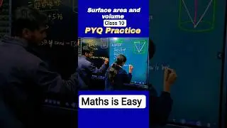 Surface area volume Class 10 , Maths Challenge 🔥, PYQ Practice Class 10 #shorts #ytshorts