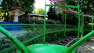 Family Coaster (Raupe) Front Row POV - Freizeitpark Plohn 2025 [4K]