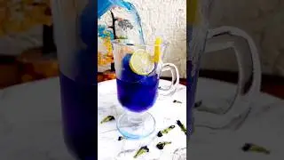Iced purple lemon tea #shorts
