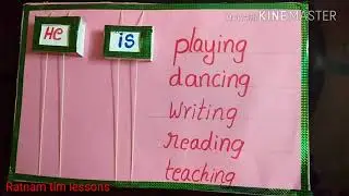 English working model,sentence formation.
