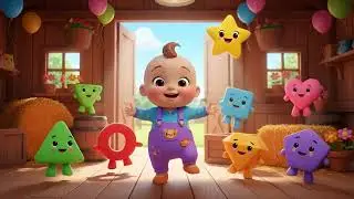 Mr Shape Dance Song for Kids | Nursery Rhymes, Learn Shapes, Baby Songs 🔺🔵
