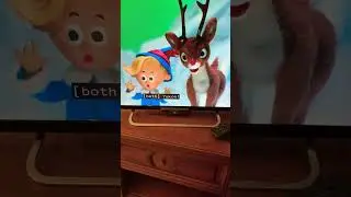 Rudolph, the red nose, reindeer, Yukon Cornelius versus the bumble snow monster ￼