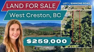 Lot 1 Simmons Rd, Creston BC ~ Build-ready 2.47 acres with panoramic views!