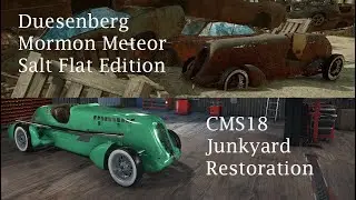 Duesenberg Mormon Meteor Salt Flat Edition - Junkyard Restoration Gameplay Timelapse - CMS18