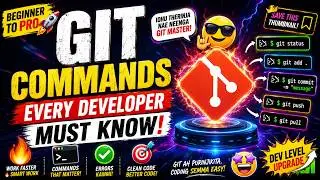 Git Commands Theriyama Developer Ah? 😱 Must Know Git Commands for Every Programmer 🔥
