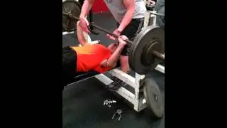 255 lb bench press at 153 lbs body weight