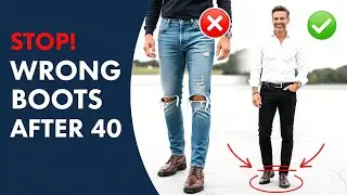STOP AGING Your Style: 4 Boots Every Man Over 40 NEEDS (And 3 Mistakes to AVOID!)