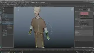 FMP Year 2. Timelapse series. Rigging. Character A. Skinning shoulder