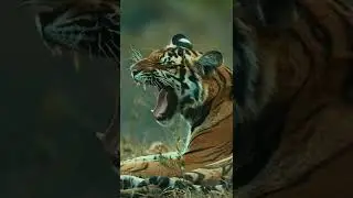 Tiger Yawning | International Tiger Day 2022 | Nagarahole Tiger safari #short #shorts #duke390