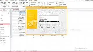ACCESS Find Duplicate Query Record Wizard by Pratibha Education