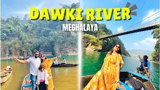 DAWKI RIVER MEGHALAYA TOURIST PLACE 🏞🛶⛵️ ।।ASIA CLEANEST VILLAGE🏡 ।। ￼ LIVING ROOT BRIDGE 🌉